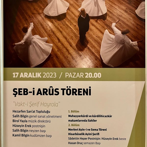 Das Foto wurde bei Cemal Reşit Rey Konser Salonu von Gülseli Aygül A. am 12/17/2023 aufgenommen