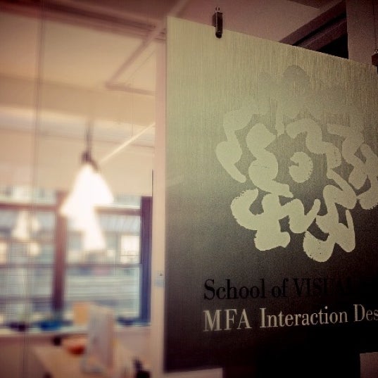 Photo taken at SVA MFA Interaction Design Dept by Guri V. on 10/2/2012