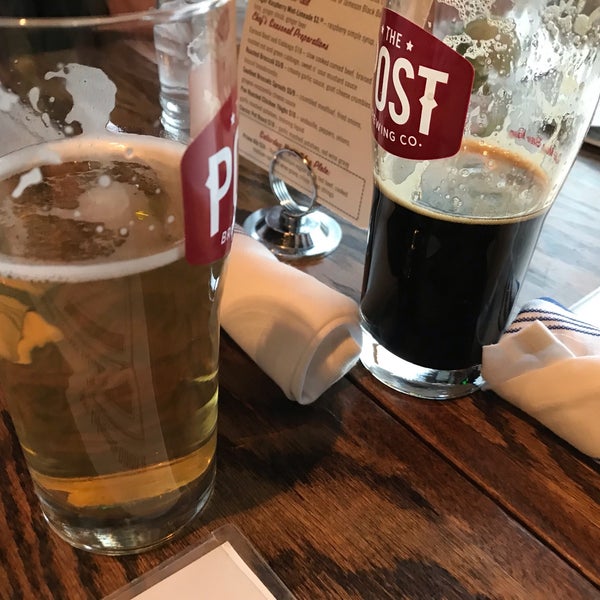 Photo taken at The Post Brewing Company by J. D. L. on 3/17/2019