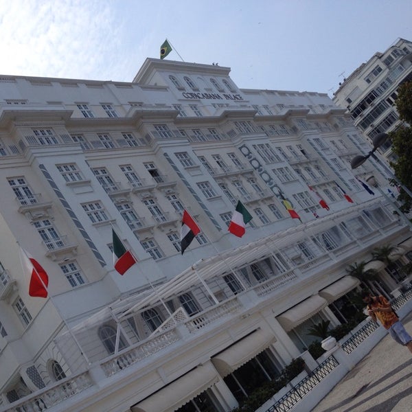 Снимок сделан в Belmond Copacabana Palace пользователем Poio V. 10/18/2014