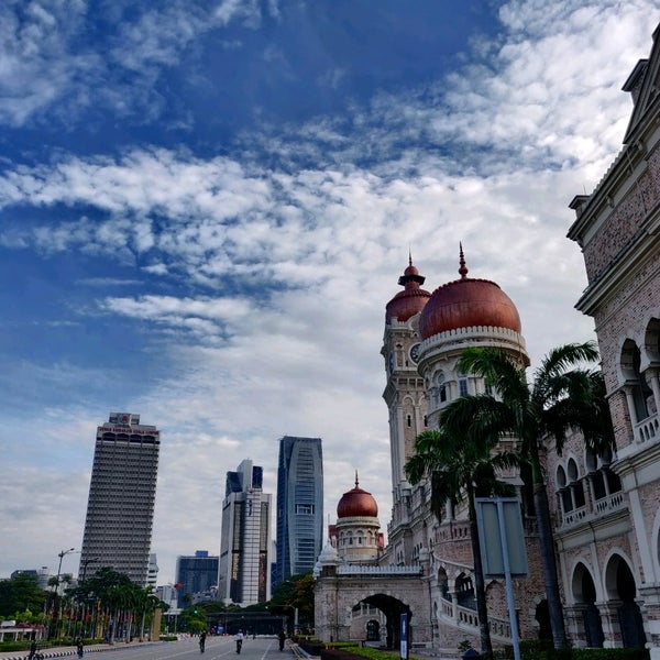 Photo taken at Bangunan Sultan Abdul Samad by vin_ann on 10/19/2021