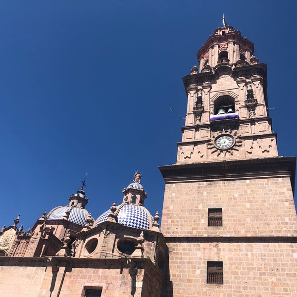 Photo taken at Catedral de Morelia by Abril L. on 4/13/2019