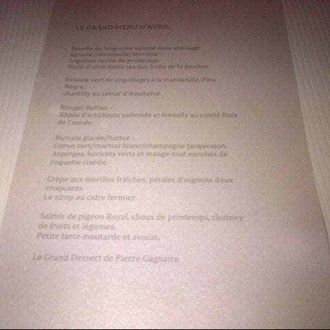 Photo taken at Reflets par Pierre Gagnaire by Carlo M. on 3/31/2013