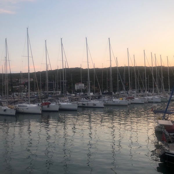 Photo taken at Teos Marina by Ayhan T. on 8/27/2023