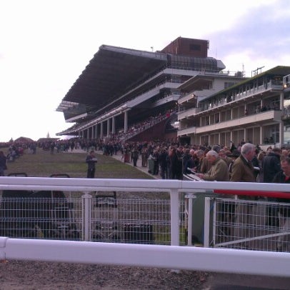 Photo taken at Cheltenham Racecourse by Nick T. on 11/17/2012