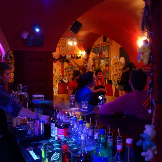 Photo taken at De Puta Madre bar &amp; cafe by Arta L. on 11/29/2012
