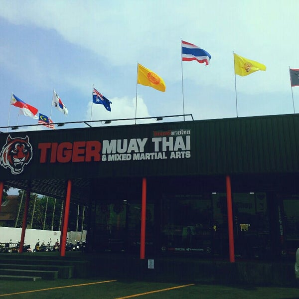 3/21/2016 tarihinde Никита М.ziyaretçi tarafından Tiger Muay Thai &amp; MMA Training Center'de çekilen fotoğraf
