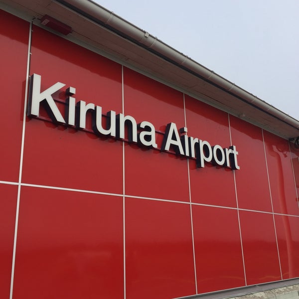 Photo taken at Kiruna Airport (KRN) by Fevzie U. on 9/29/2017