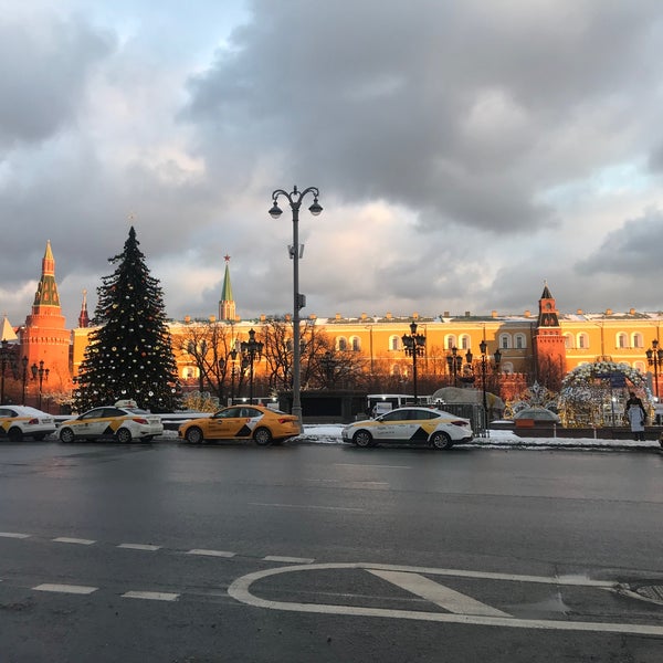 Photo taken at Manezhnaya Square by Night Fury on 1/16/2022