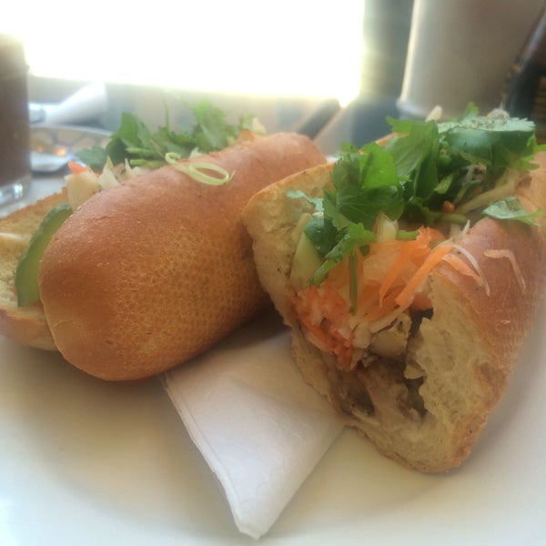 Yummy banh mi!!! Perfect with Vietnamese drip coffee too