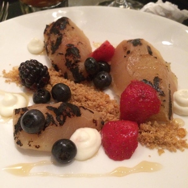 Very yummy unlimited prosecco brunch! Poached pear with oats and fruits is a must try