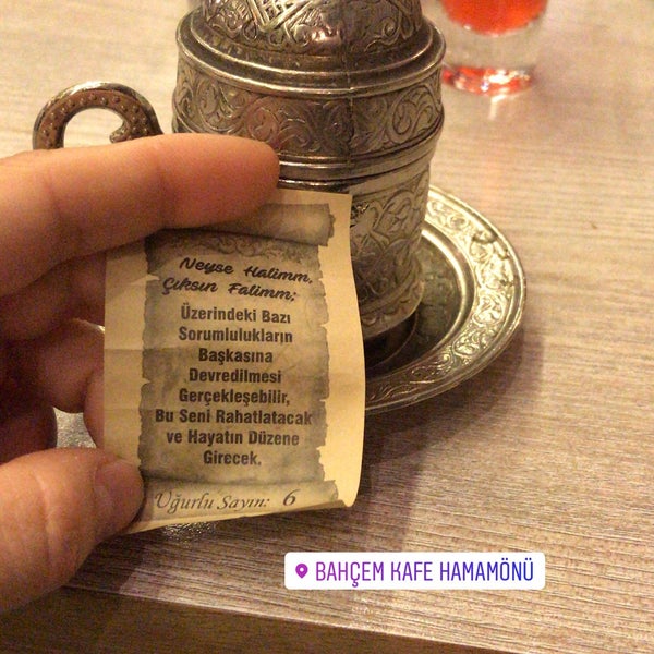 Foto scattata a Bahçem Cafe da Elif P. il 5/5/2019