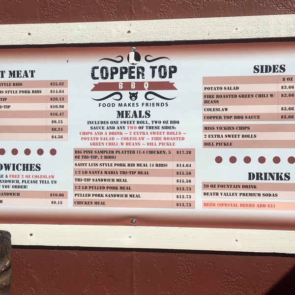 รูปภาพถ่ายที่ Copper Top BBQ โดย Tanja J. เมื่อ 9/14/2016