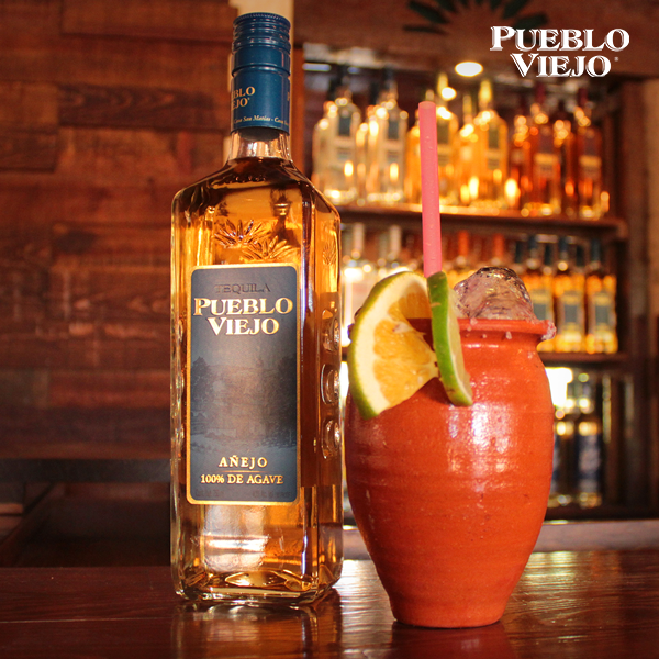 Come to La Slowteria and ask for Pueblo Viejo Tequila.