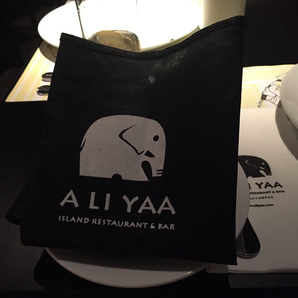 Photo taken at Aliyaa Restaurant &amp; Bar by Danny C. on 10/24/2015