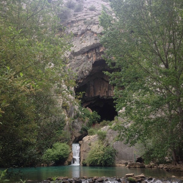 Photo taken at Cueva del Gato by Maria José on 4/19/2014