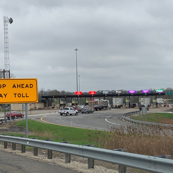 Ohio Turnpike Exit 187 Streetsboro Toll Booth