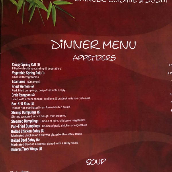 Jasmine Chinese Cuisine & Sushi 110 South St SE