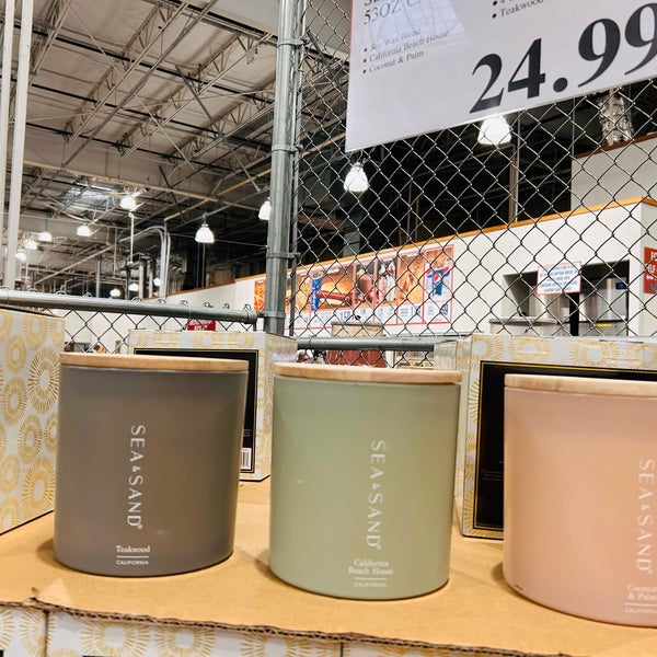 Costco Sea and Sand Candles, 3 Piece Set