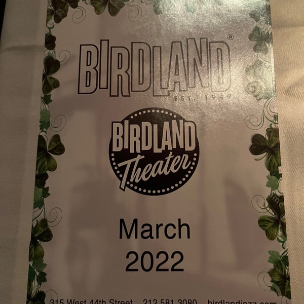 Photo taken at Birdland by Pat D. on 3/14/2022