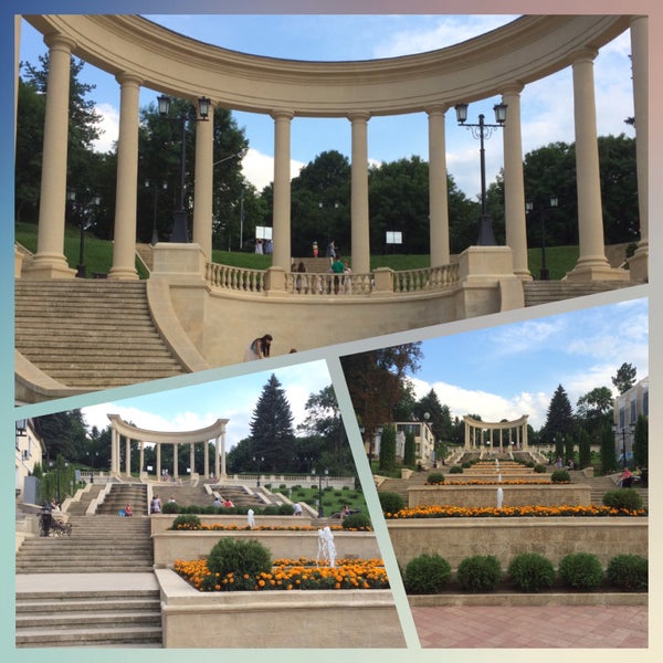 Карта кисловодска каскадная лестница