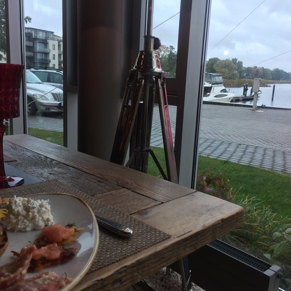 Photo taken at Laivas restorāns by Guna R. on 10/9/2016