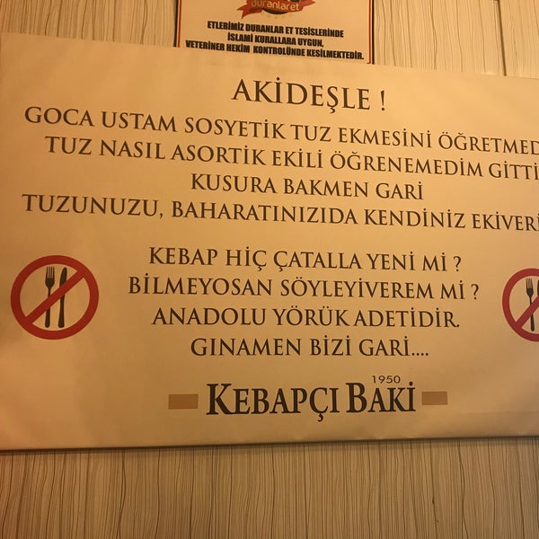 Das Foto wurde bei Kebapçı Baki von Galatasaray am 2/24/2020 aufgenommen
