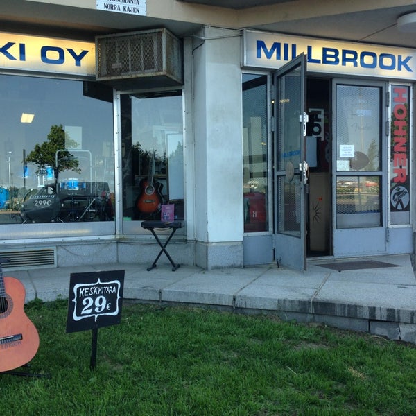 Millbrook Musiikki Music Store in Helsinki