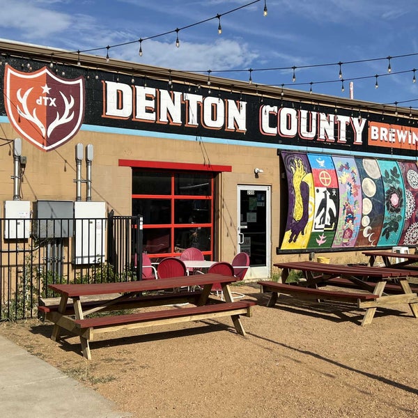 Photo taken at Denton County Brewing Co by Carolyn Y. on 6/28/2022