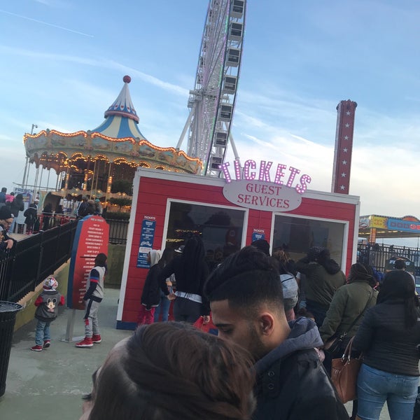 Photo taken at Steel Pier Amusements by Danielle S. on 4/1/2018