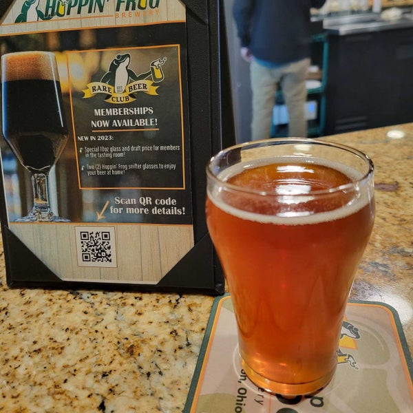 Photo taken at Hoppin&#39; Frog Brewery by Daniel S. on 3/31/2023