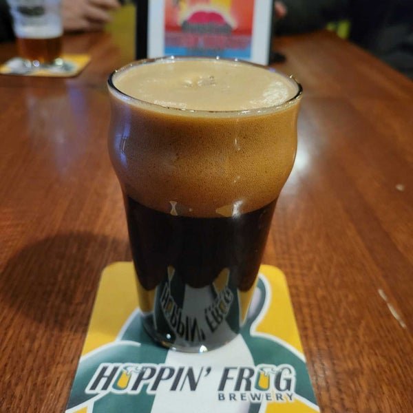 Photo taken at Hoppin&#39; Frog Brewery by Daniel S. on 1/12/2022