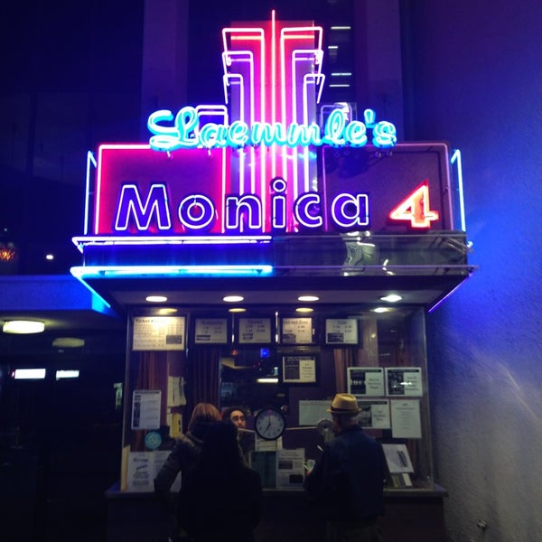Photo taken at Laemmle&#39;s Monica Fourplex by Andrew R. on 1/30/2013