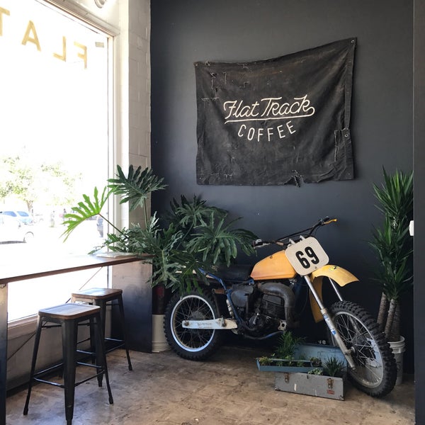 Photo taken at Flat Track Coffee by Jeffrey G. on 3/25/2017