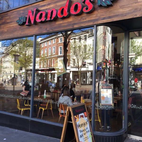 Photo taken at Nando&#39;s by Leila A. on 4/26/2015