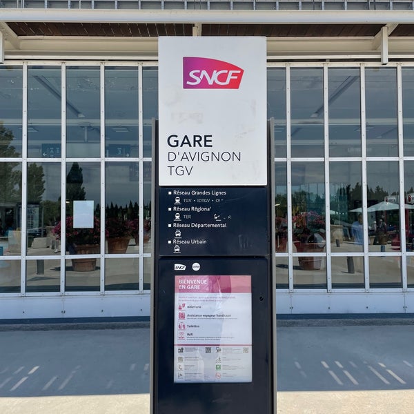 Photo taken at Avignon TGV Railway Station by Takagi K. on 5/31/2022