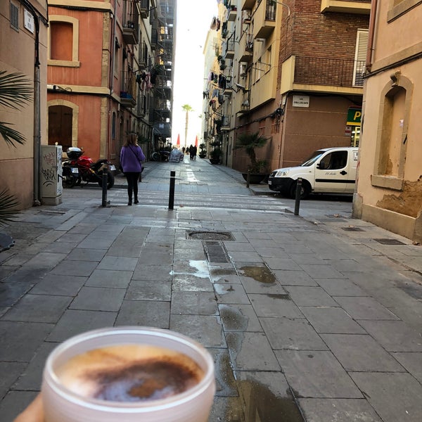 One of the best coffees in Barceloneta with amazing bocadillos options