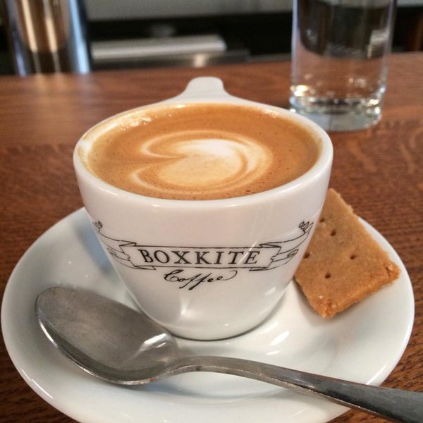 Foursquare users claim Box Kite has the best espresso in New York City. They also serve coffee from different roasters, including Ritual in San Francisco and MadCap in Michigan.