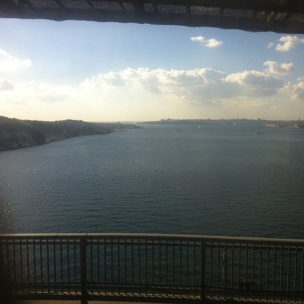 Photo taken at Bosphorus Bridge by Berkay K. on 12/3/2015