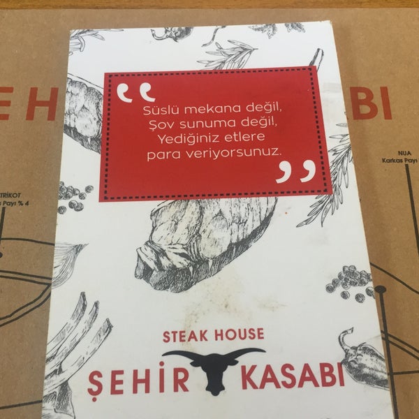 Foto tomada en Şehir Kasabı &amp; Steak House  por Serhad M. el 7/13/2017