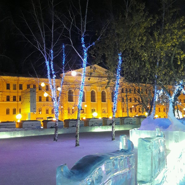 Photo taken at Новособорная площадь by Lunarania on 2/1/2017