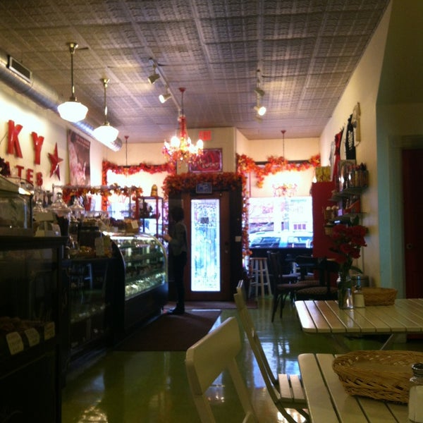 Photo taken at Lucky Chocolates, Artisan Sweets And Espresso by Christine P. on 11/15/2013