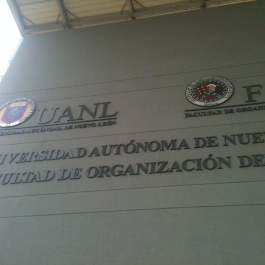 Photo taken at Facultad de Organización Deportiva UANL by carolina b. on 10/27/2012