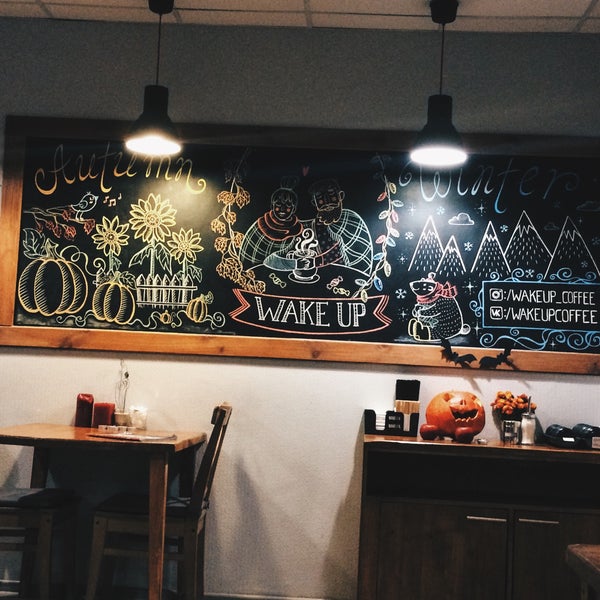 10/31/2016 tarihinde Anya S.ziyaretçi tarafından Wake Up Coffee'de çekilen fotoğraf