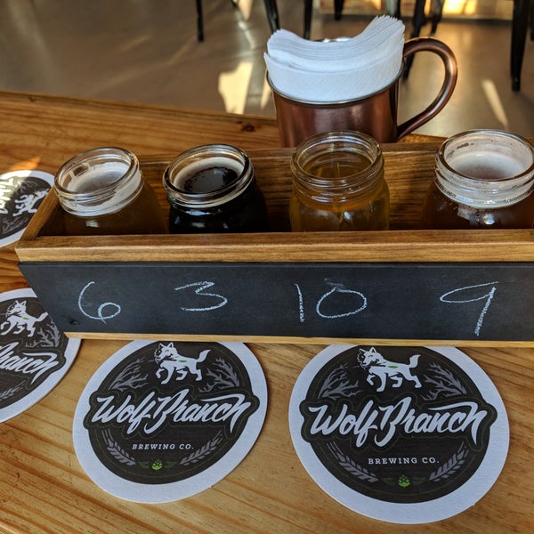 Photo taken at Wolf Branch Brewing by Amber on 3/4/2018