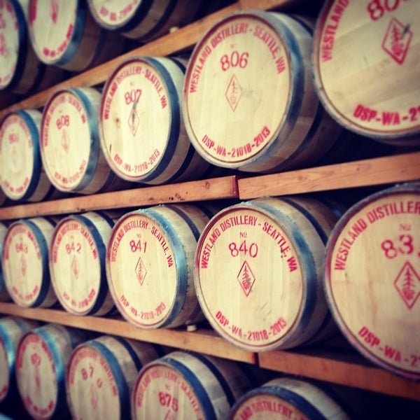 Photo taken at Westland Distillery by esther a. on 3/28/2014
