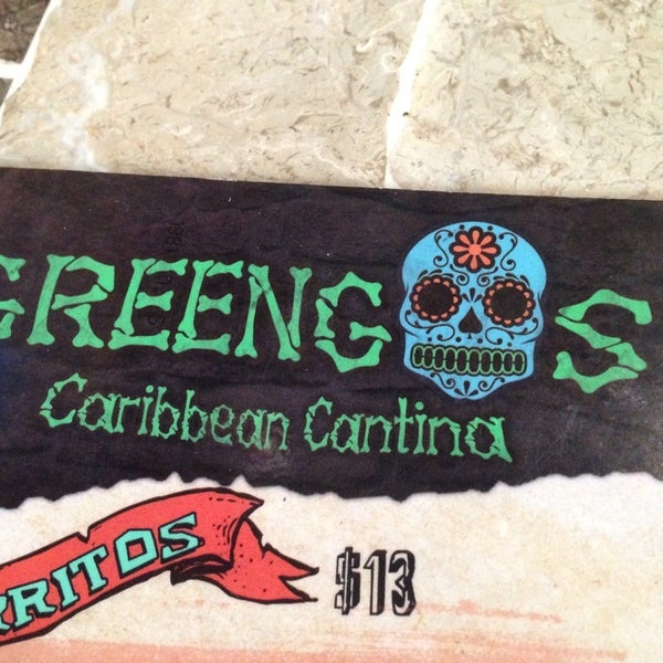 Photo taken at Greengo&#39;s Caribbean Cantina by Jose Antonio E. on 9/17/2013