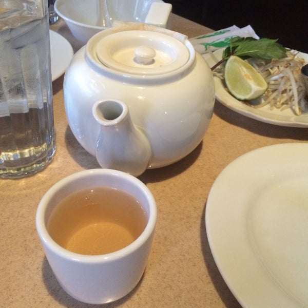 As the waitress made sure to mention, "tea is not on the house" #servicewithasmile