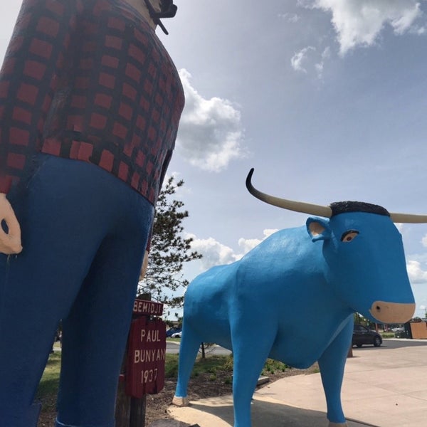 Photo taken at Paul Bunyan &amp; Babe The Blue Ox by Tony W. on 6/9/2017