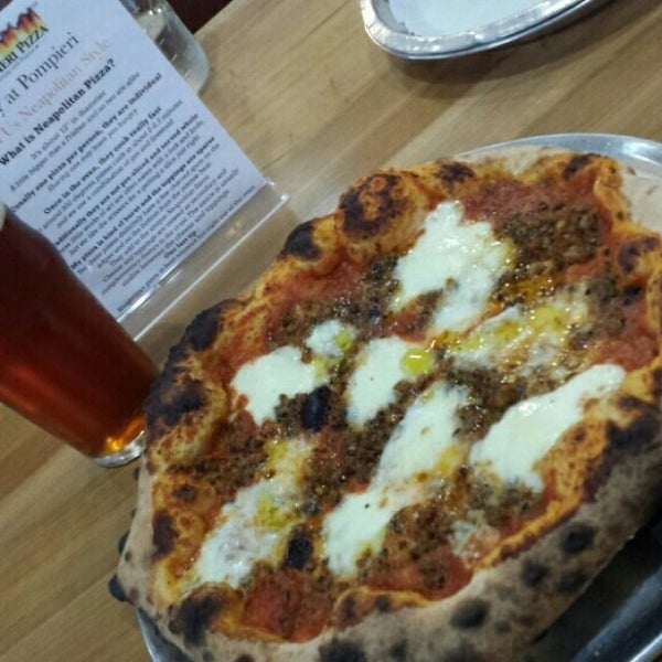 Photo taken at Pompieri Pizza by Jeff A. on 7/19/2014